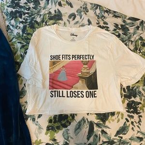 Disney Cinderella cropped shirt